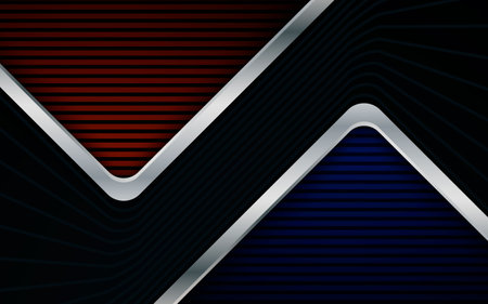 Modern background texture with silver list effectのイラスト素材
