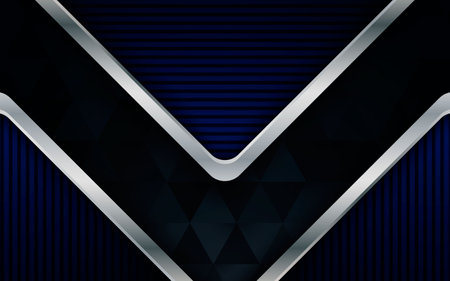 Modern background texture with silver list effectのイラスト素材