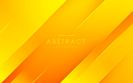 Abstract light papercut background vector. Modern diagonal orange background.のイラスト素材