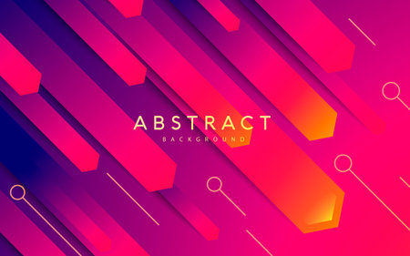 Abstract modern background gradient color. Orange and blue gradient arrow shape.のイラスト素材