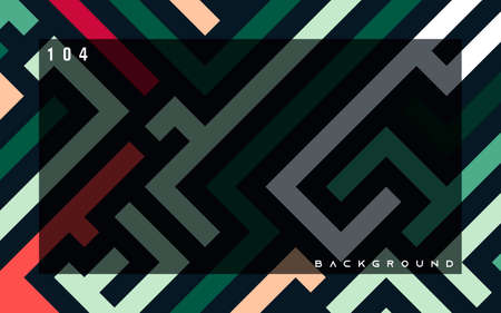 Abstract colorful background pixel artのイラスト素材