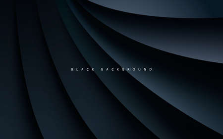 Black abstract dimension background realistic styleのイラスト素材