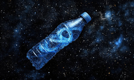 Space Plastic Bottle, Cosmic Background, Pollutionの素材