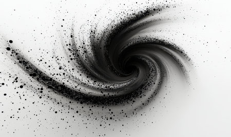 Black hole vortex swirl abstract art backgroundの素材