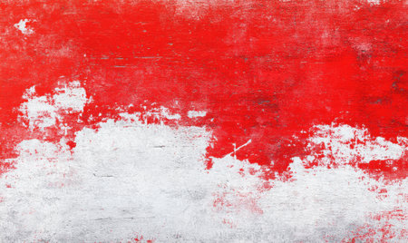 Red grunge wall texture backgroundの素材