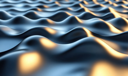 Abstract wavy metallic surfaceの素材