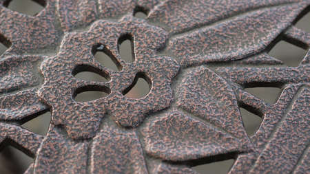 A very unique and interesting motif, black brown iron
