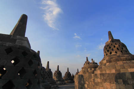 borobudur templeの写真素材
