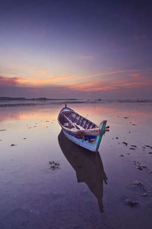 Landscape,Sunset at tanjung kaitの写真素材