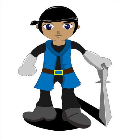 boy piratesのイラスト素材