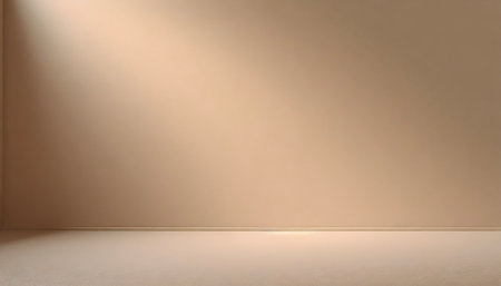 Empty minimal natural wooden table counter podium, beautiful wood grain in sunlight, shadow on white wall for luxury cosmetic, skincare, beauty treatment, decoration product display backgroundの素材