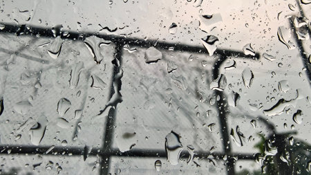 Raindrop on window