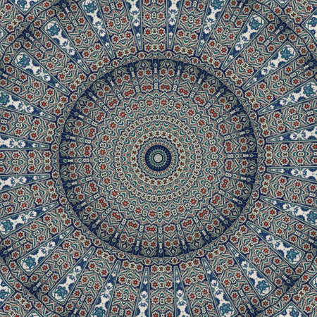 ornamentation of colorful patterns
