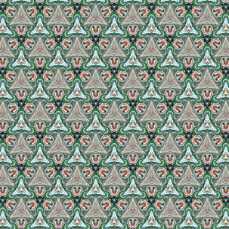 ornamentation of colorful patterns