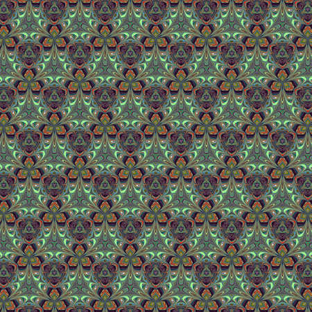 ornamentation of colorful patterns