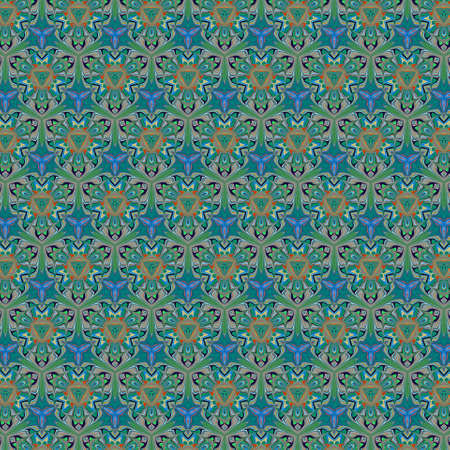 ornamentation of colorful patterns
