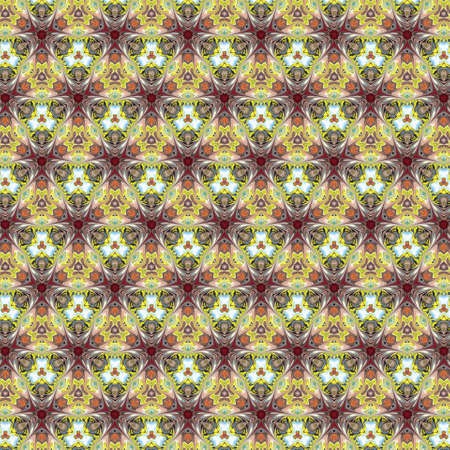 ornamentation of colorful patterns