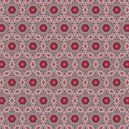 red hexagonal pattern