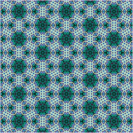 ornamentation of colorful patterns