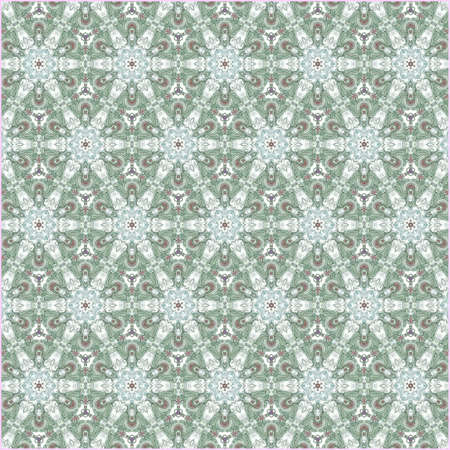 ornamentation of colorful patterns