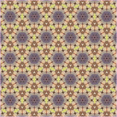 ornamentation of colorful patterns