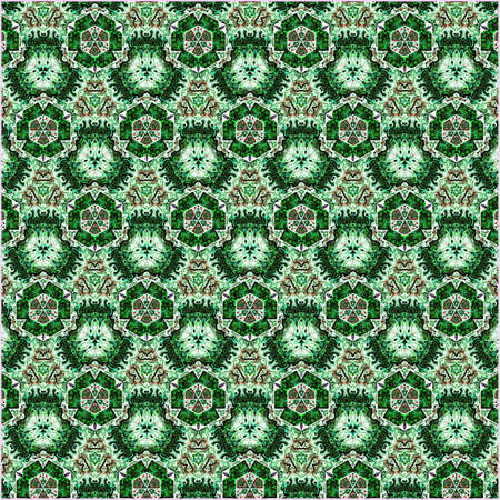 ornamentation of colorful patterns