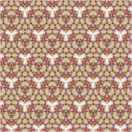 ornamentation of colorful patterns