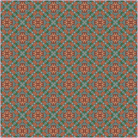 ornamentation of colorful patterns