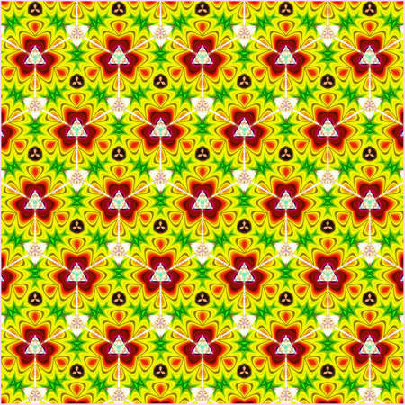 ornamentation of colorful patterns