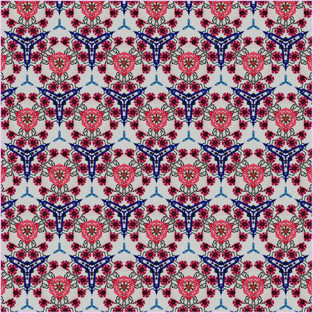 ornamentation of colorful patterns