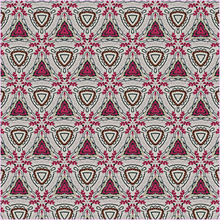 ornamentation of colorful patterns