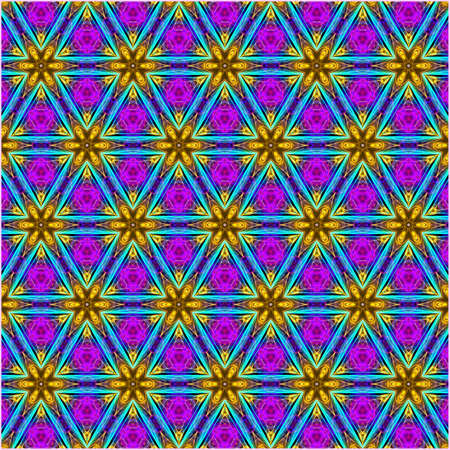 ornamentation of colorful patterns