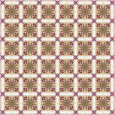 ornamentation of colorful patterns