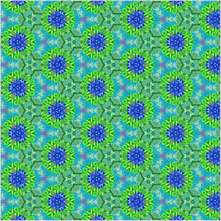 ornamentation of colorful patterns