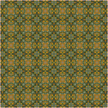 ornamentation of colorful patterns