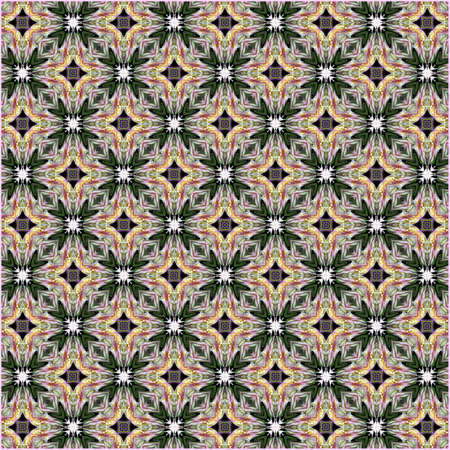 ornamentation of colorful patterns