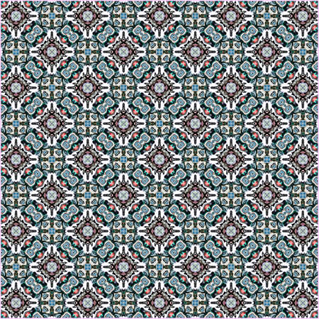 ornamentation of colorful patterns
