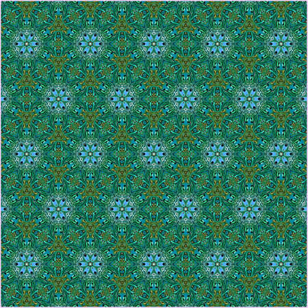 ornamentation of colorful patterns