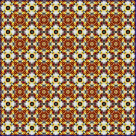 ornamentation of colorful patterns