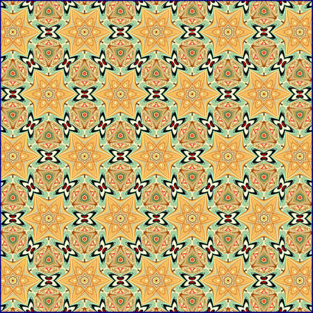 ornamentation of colorful patterns