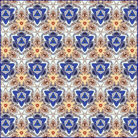 ornamentation of colorful patterns