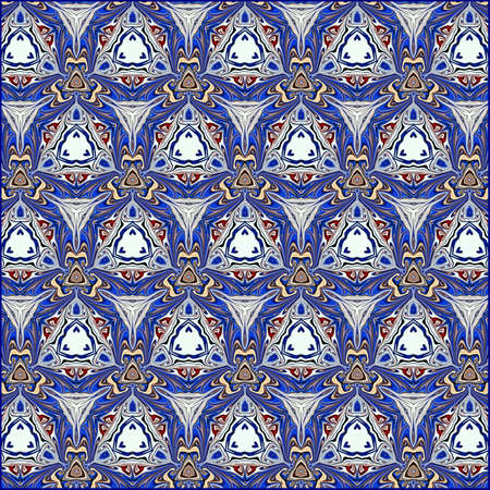 ornamentation of colorful patterns