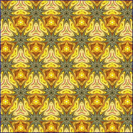 ornamentation of colorful patterns