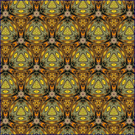 ornamentation of colorful patterns