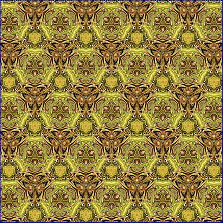 ornamentation of colorful patterns