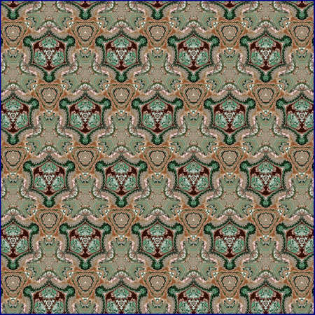 ornamentation of colorful patterns