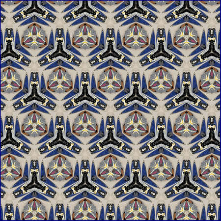 ornamentation of colorful patternsの写真素材