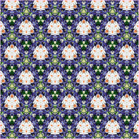 ornamentation of colorful patterns