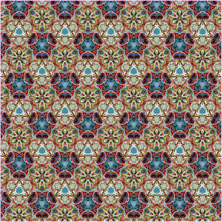 ornamentation of colorful patternsの写真素材