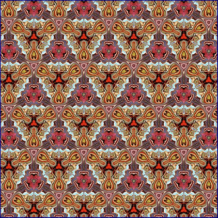 ornamentation of colorful patterns